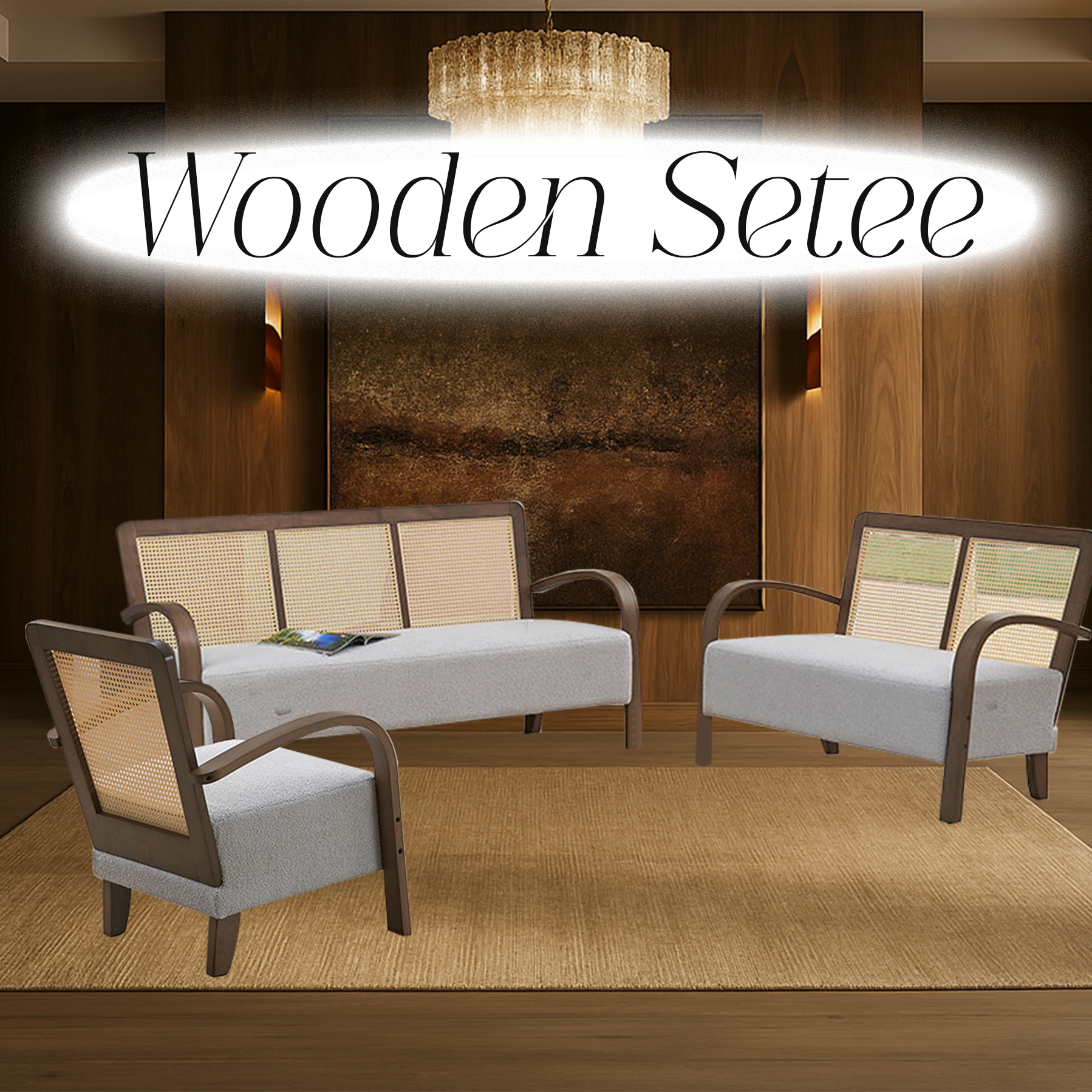 CKE GOLD 23-440/CKE 52 SOFA SET
